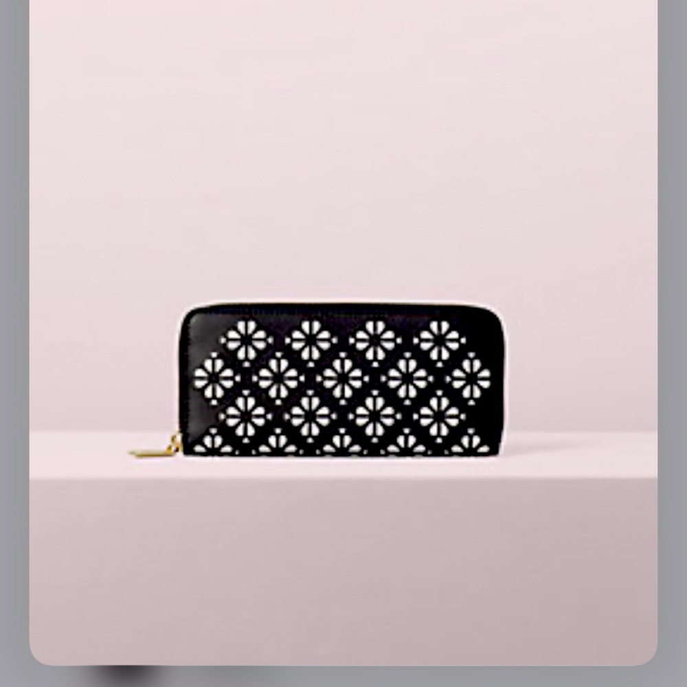 KATE SPADE | Perforated Slim Continental Wallet